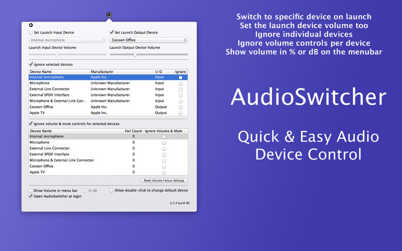 AudioSwitcher v2.24.5 Mac OS X