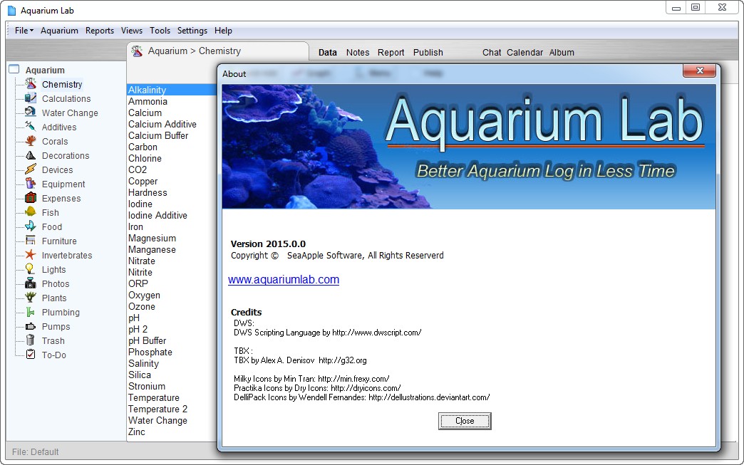 SeaApple Aquarium Lab 2015.0.0