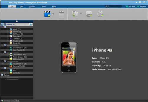 Amazing iPhone to Computer Transfer 5.1.20