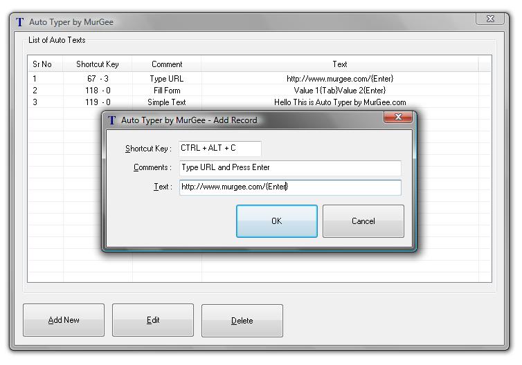 Murgee Auto Typer Software Utility 1.7