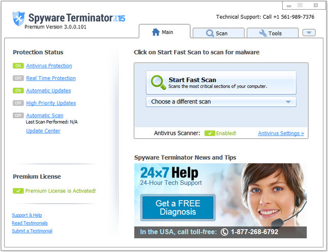 Spyware Terminator Premium 2015 3.0.0.101 Multilingual Portable