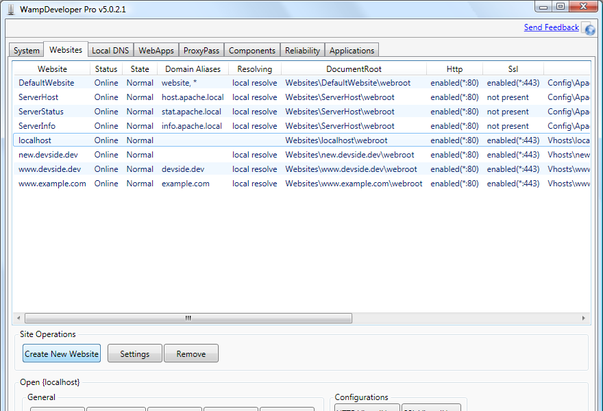 WampDeveloper Pro 5.3.0.1