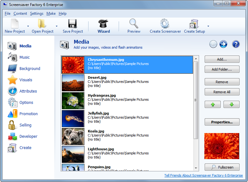 Blumentals Screensaver Factory Enterprise 6.7.0.62