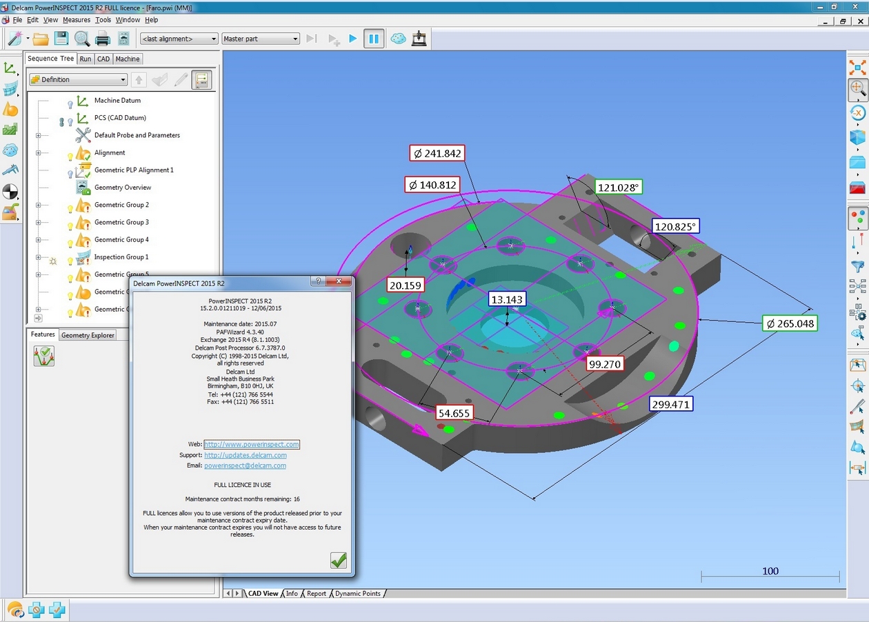 Delcam PowerInspect 2015 R2