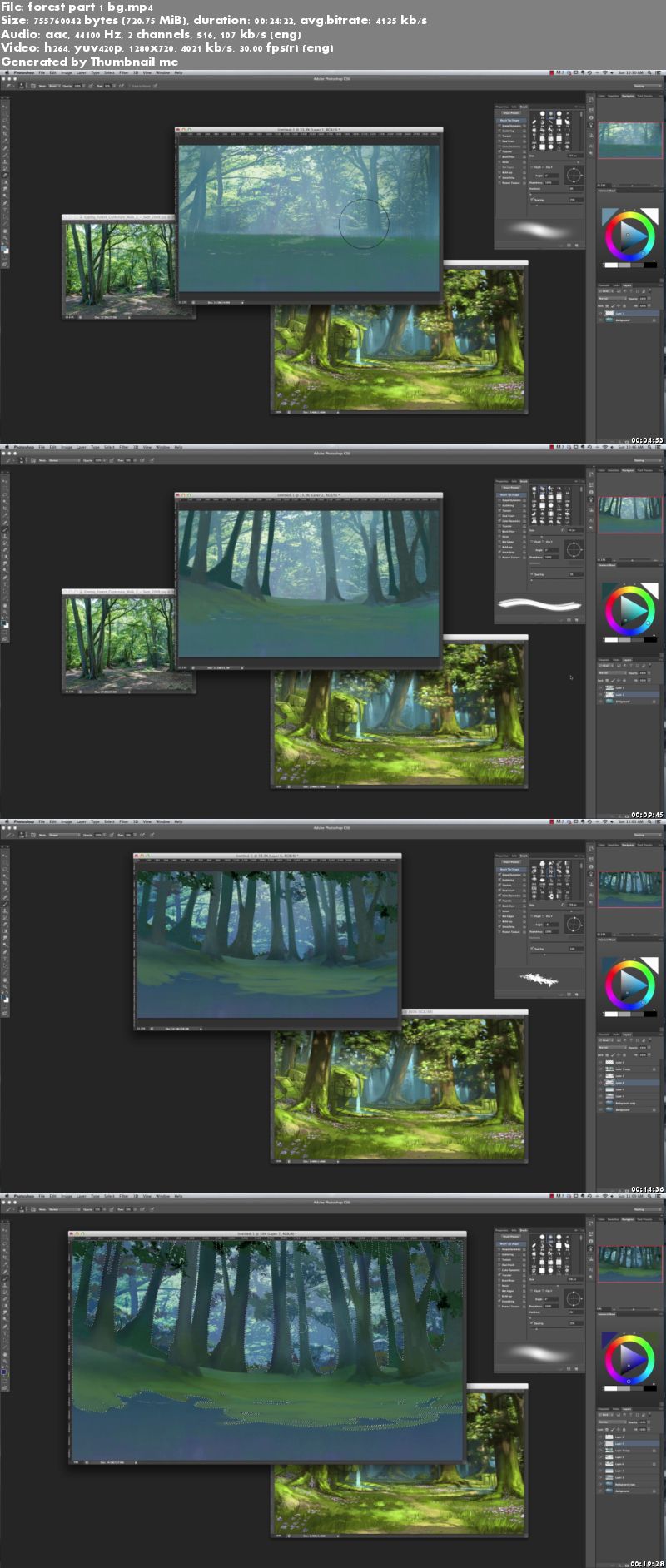 Painting a Fantasy Style Forest by Tyler Edlin