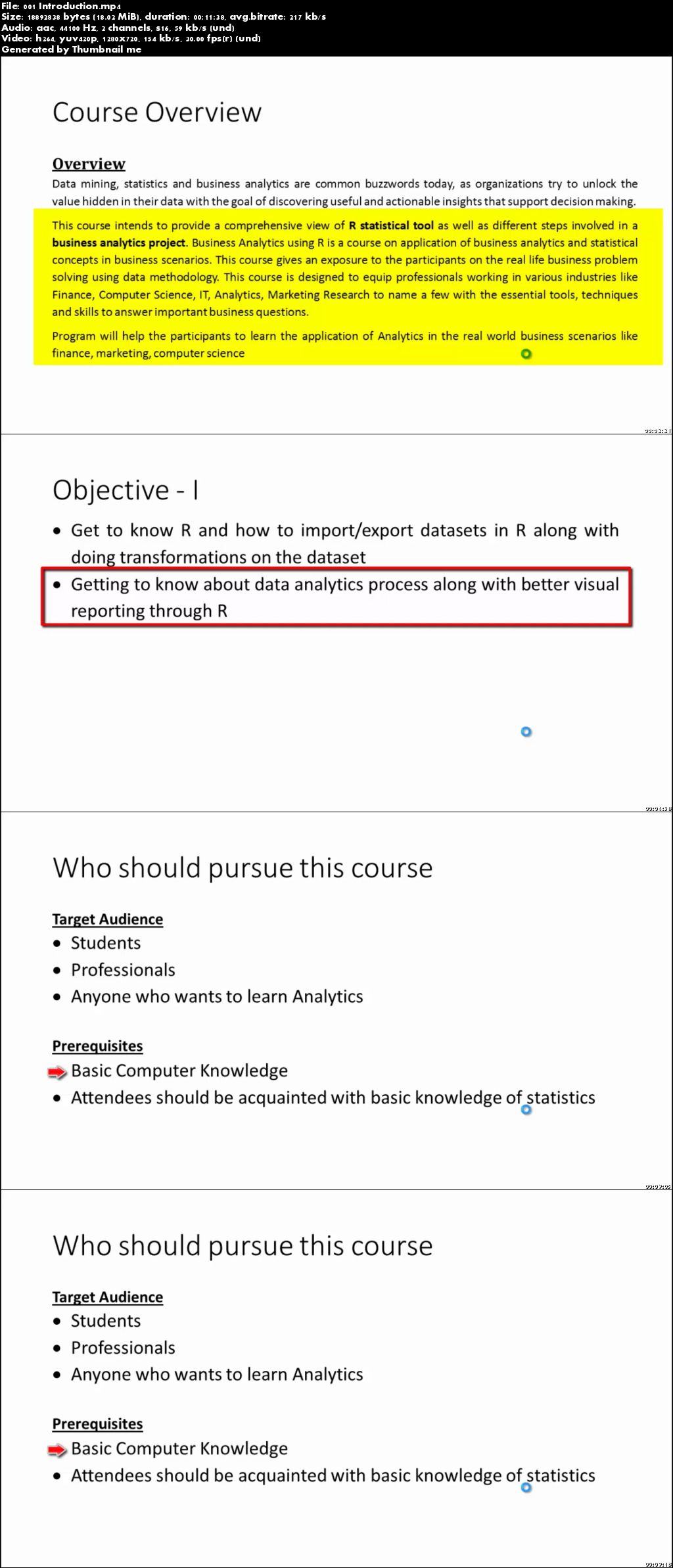 Udemy – R - Business Analytics Using R Programming