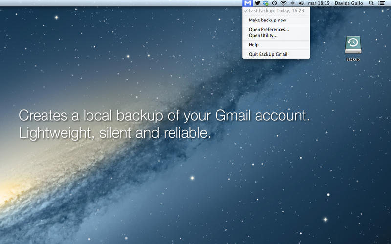 BackUp Gmail 1.9.1 Retail