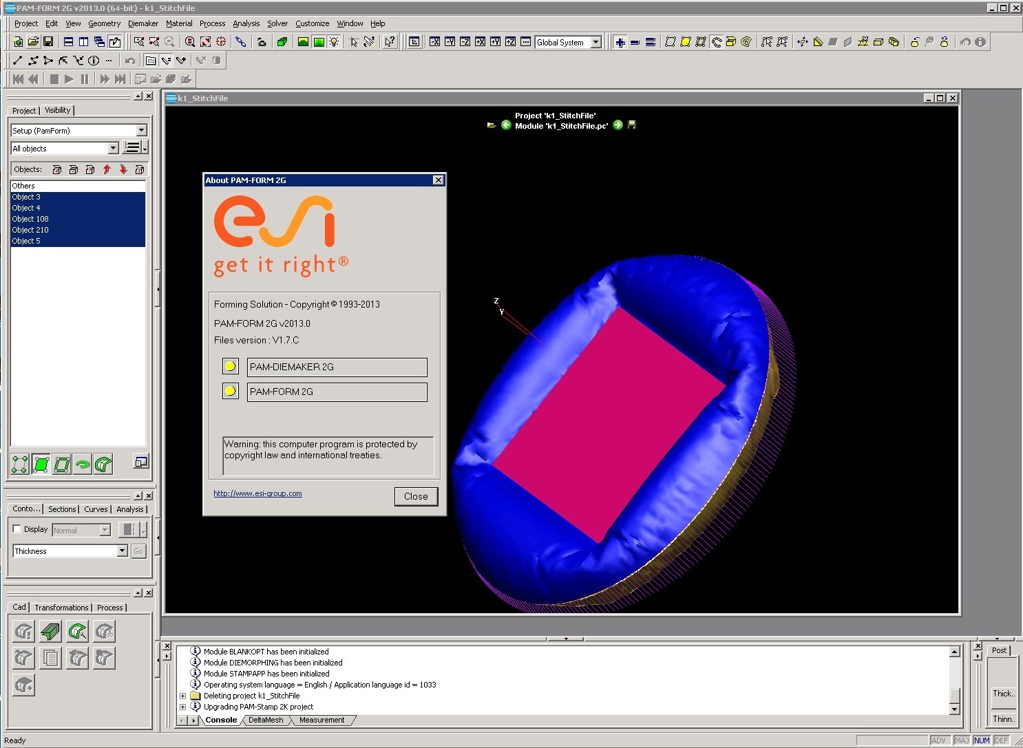 ESI PAM-FORM 2G 2013.0