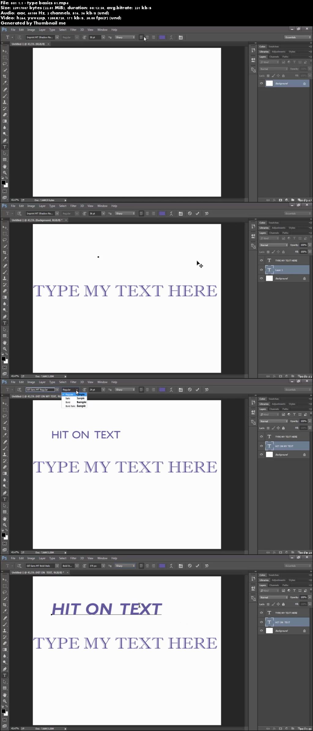 Udemy – Mastering text and type in photoshop cc