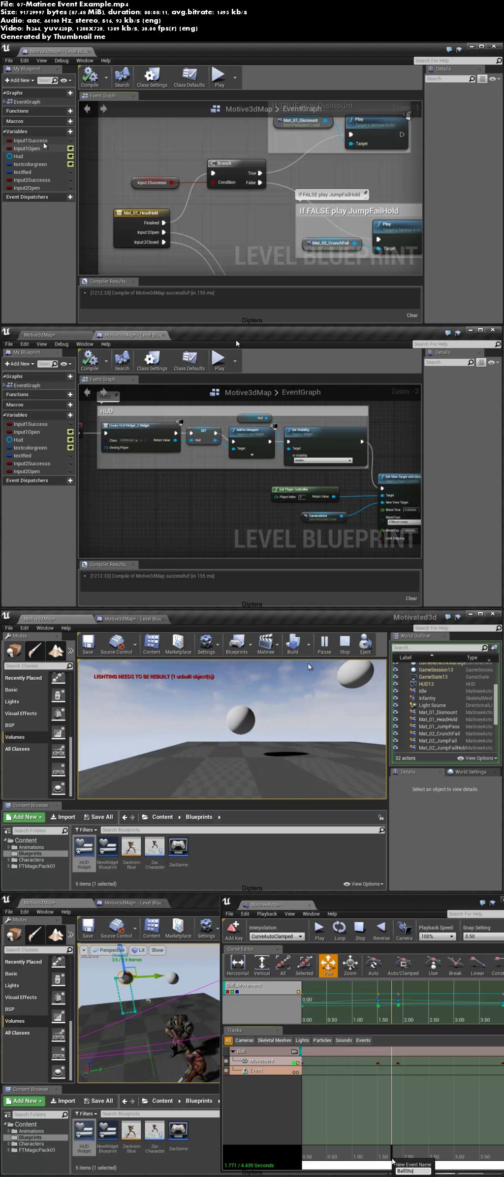 Quicktime Events in UE4 Volume 2