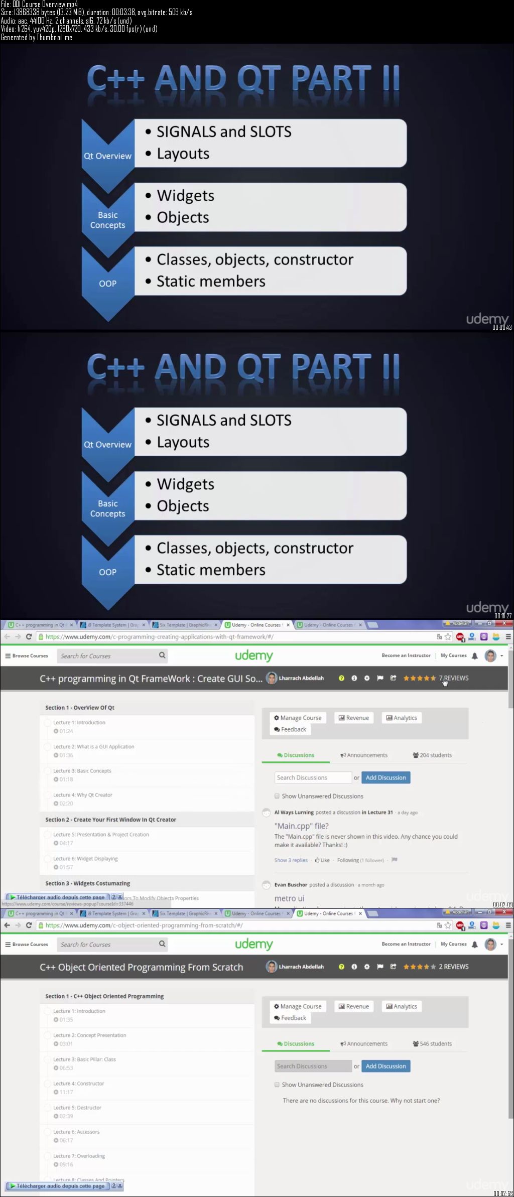 Udemy – C++ programming in Qt FrameWork Part II