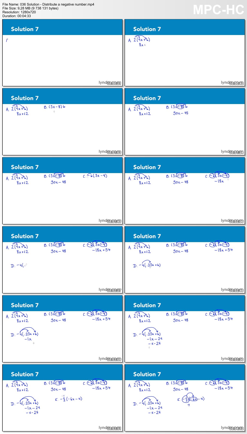 Lynda - Foundations of Algebra: Pre-Algebra