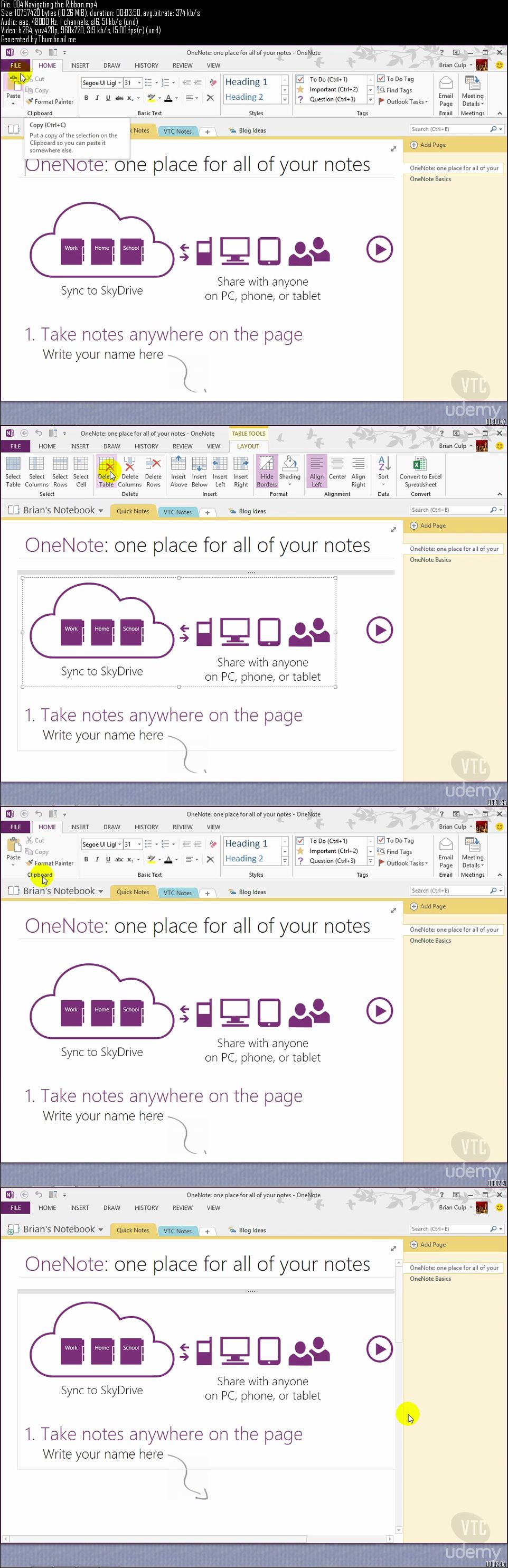 Udemy – OneNote 2013 - Like a Boss. 7 hrs tips/tricks. (PC or Mac)