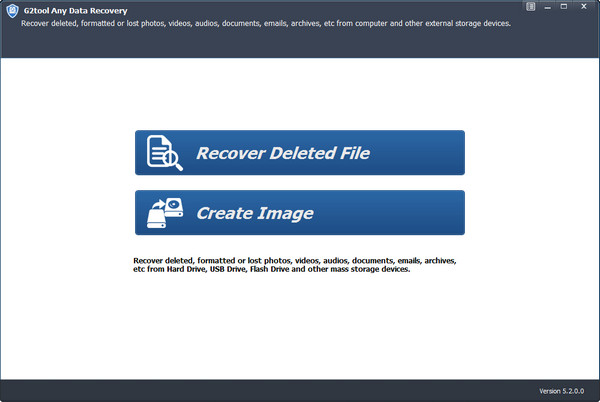 G2tool Any Data Recovery 5.2.0.0 + Portable