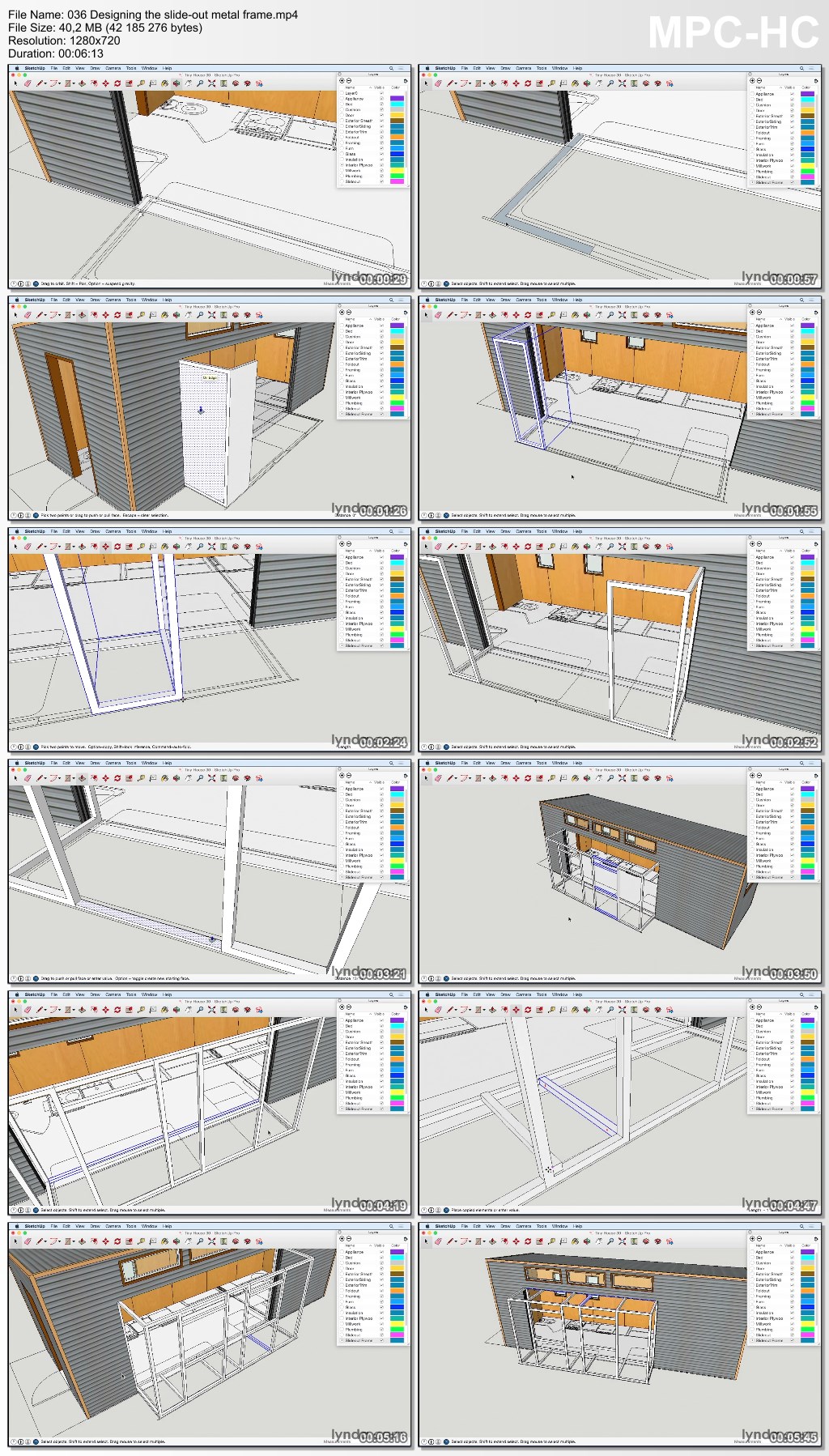 Lynda - Designing a Tiny House with SketchUp