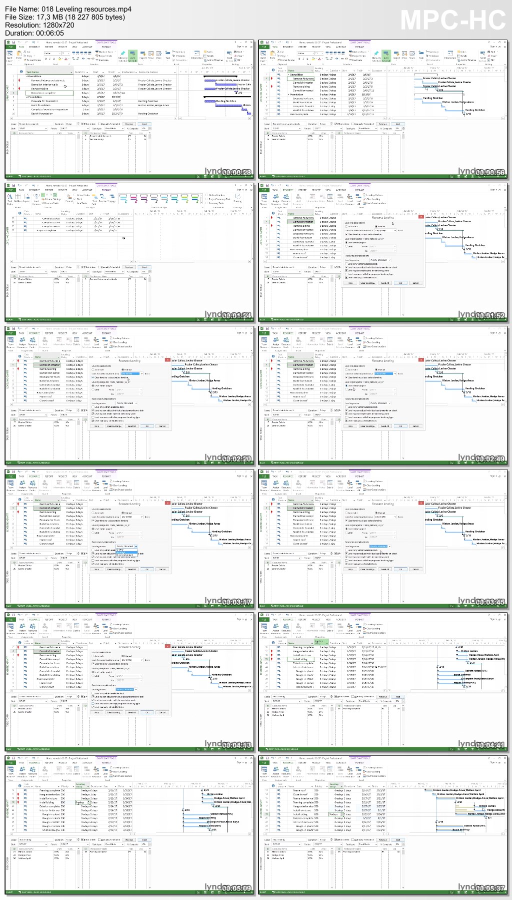 Lynda - Managing Resource-Constrained Projects with Microsoft Project