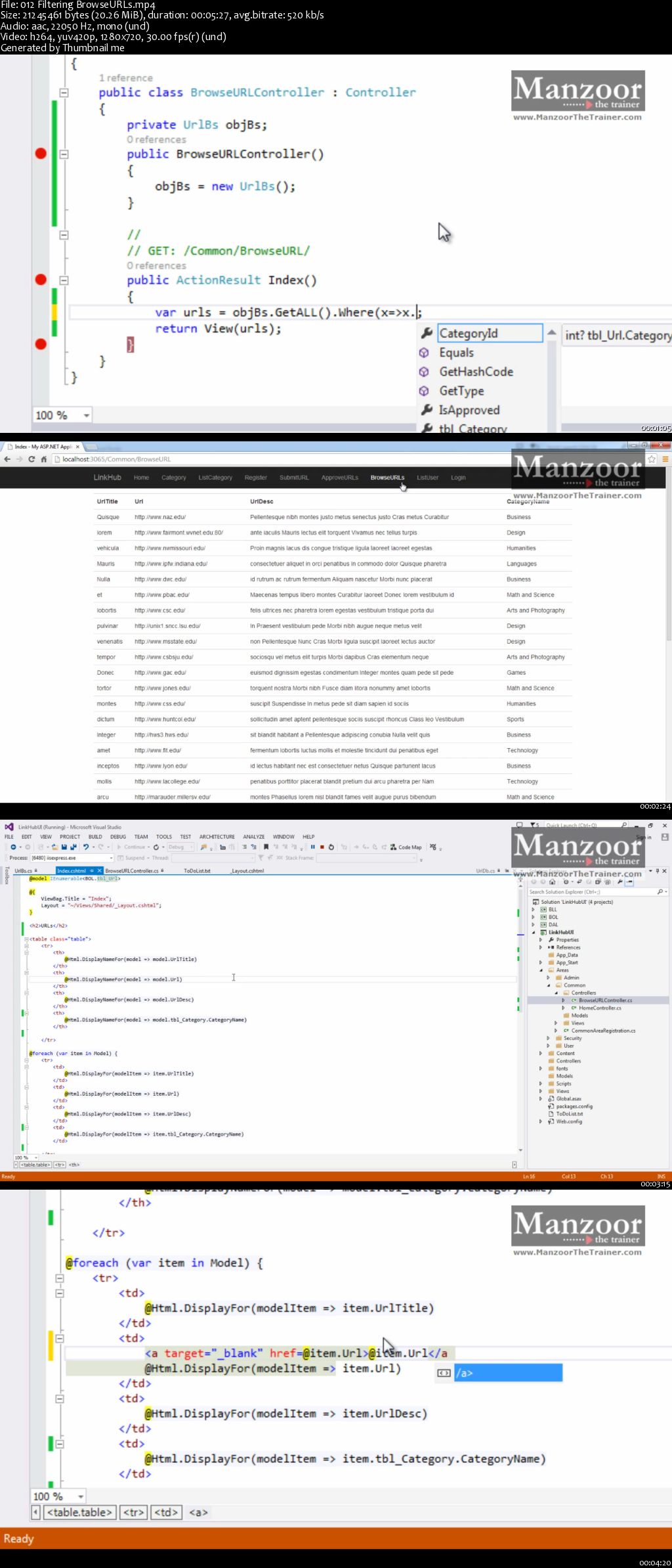 Asp.Net MVC Web App On 3 Tier Architecture