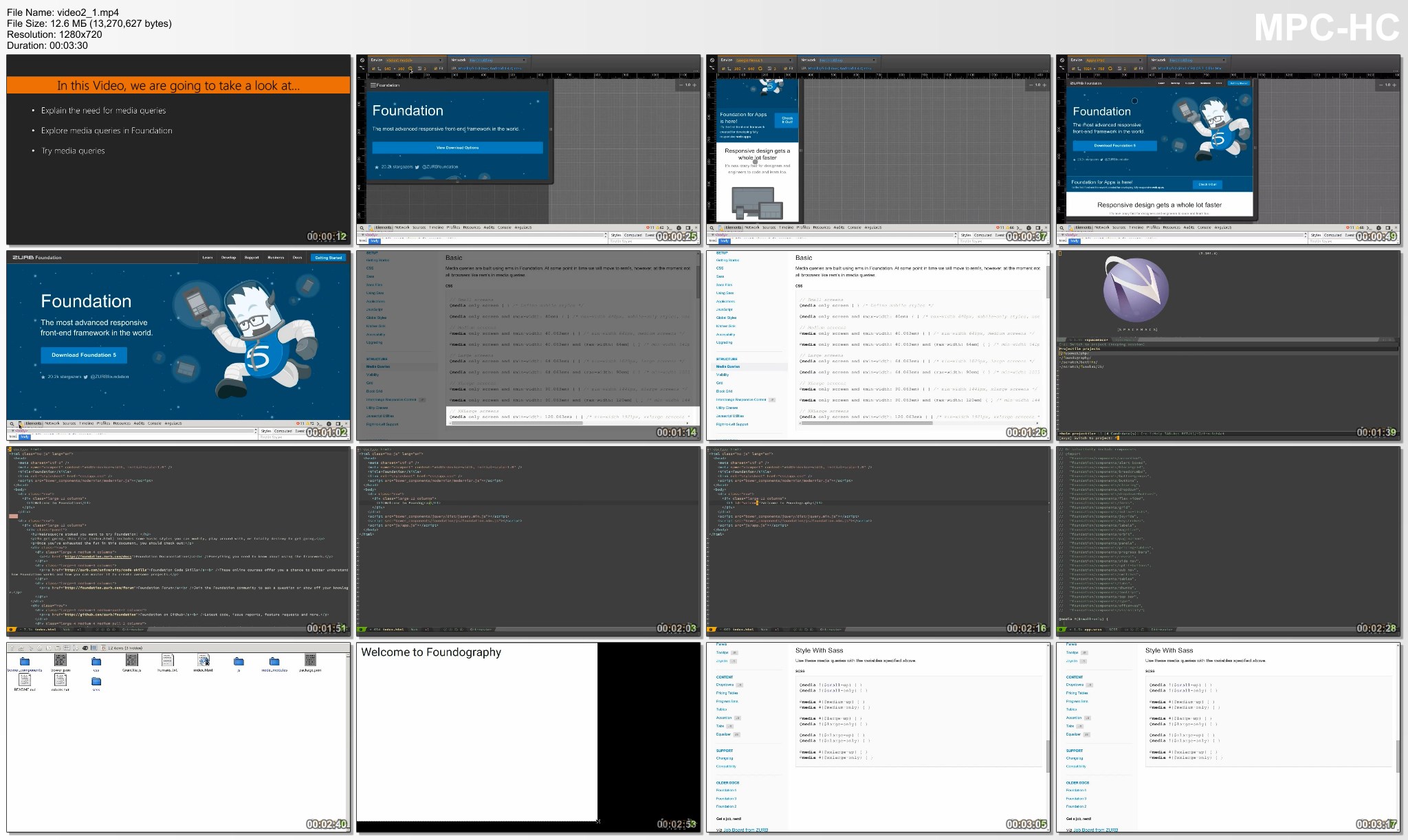 Building a Responsive Site with Zurb Foundation [Video]