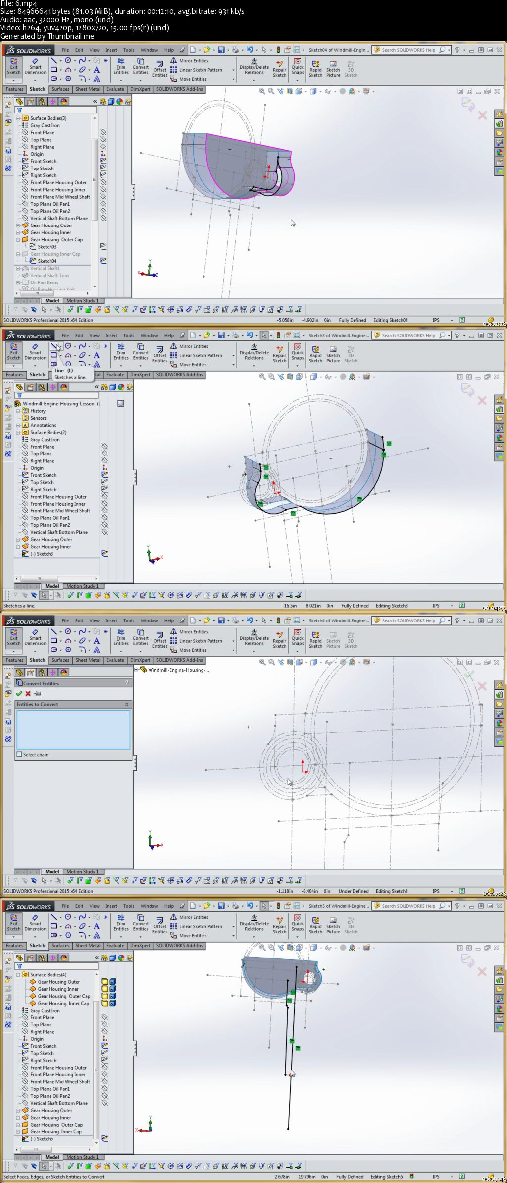 Understanding the Surface Modeling Tools in SOLIDWORKS