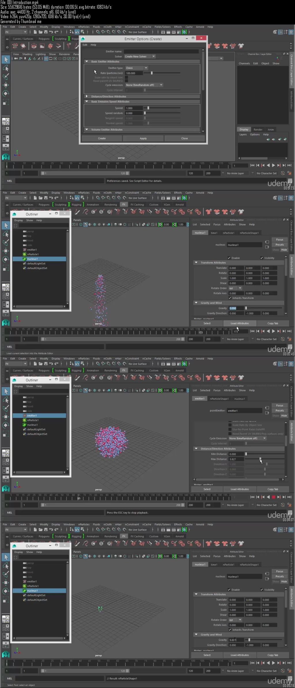 Udemy – Introduction to nParticles in Maya 2016