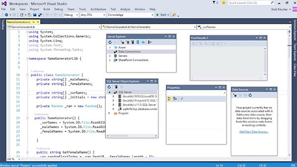 Lynda - Visual Studio 2015 Essentials 02: Getting Comfortable with the IDE