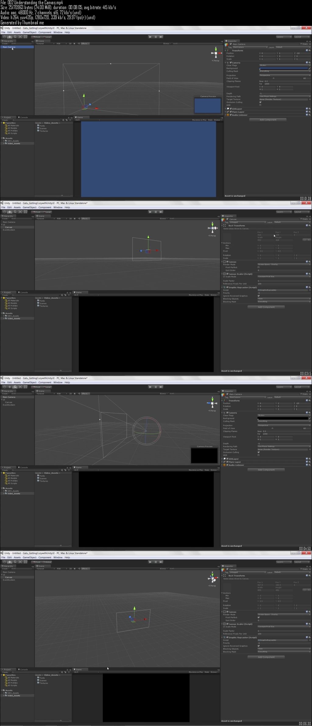 Getting Cozy with Unity UI