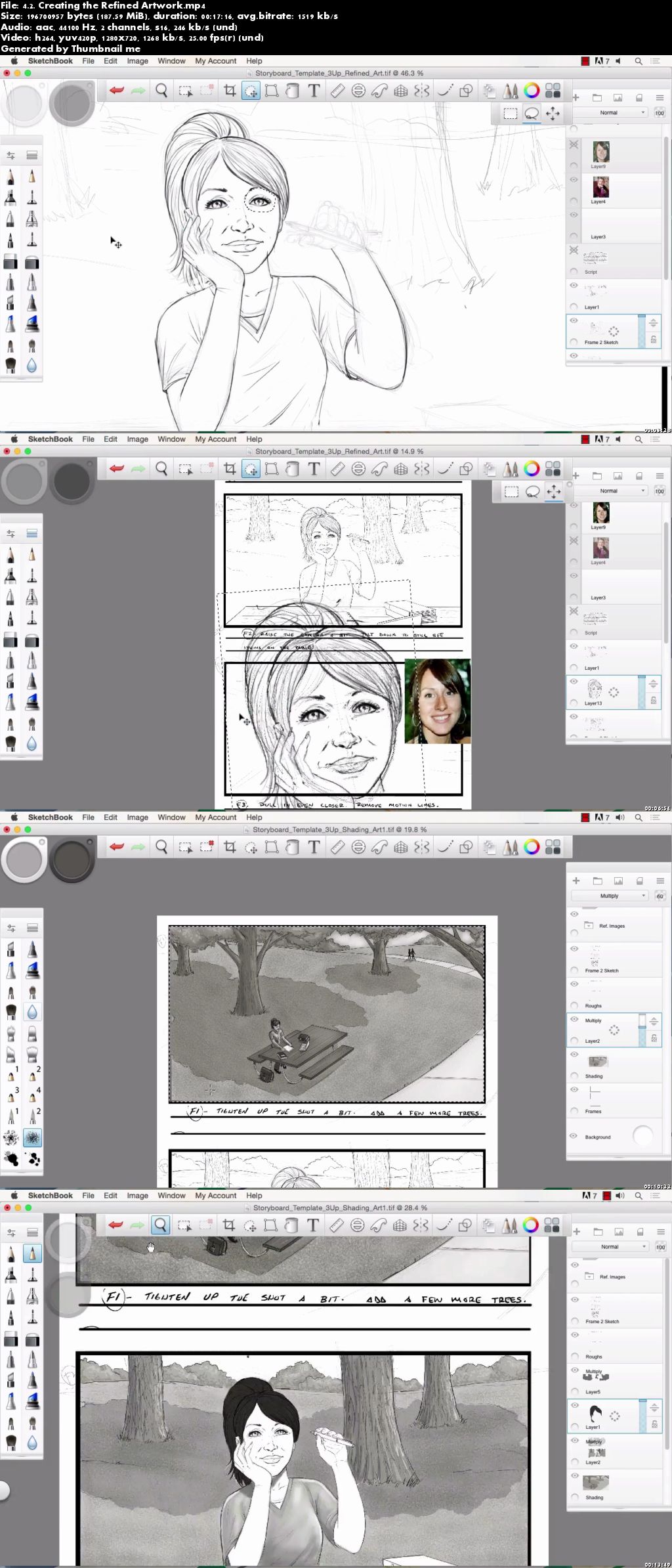 Tutsplus - Storyboarding in Sketchbook Pro