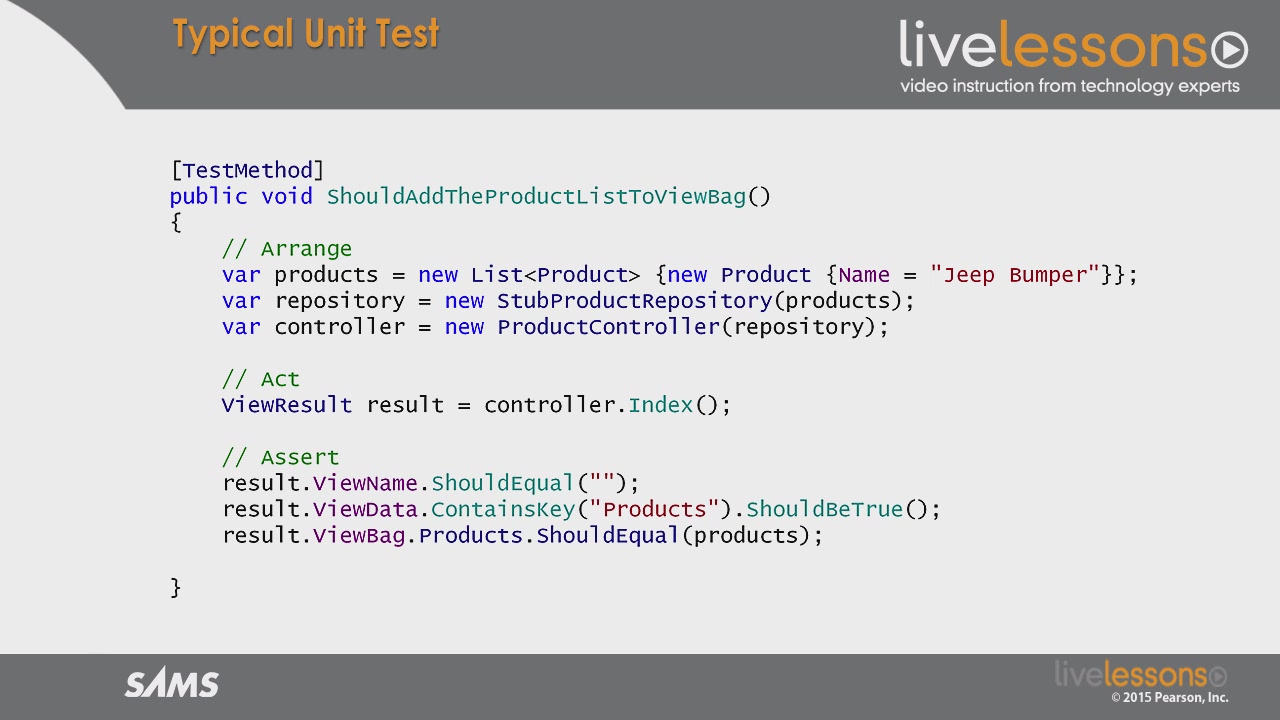 LiveLessons - ASP.NET MVC5