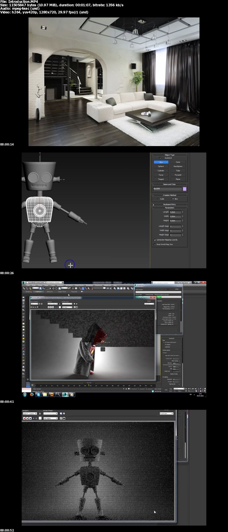 Creating and animating character with clothes 3ds Max and MD