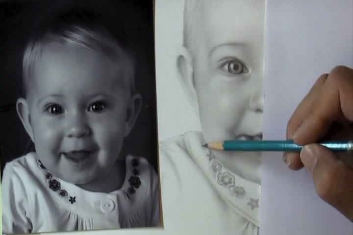 5 Pencil Method - How To Draw A Portrait [repost]