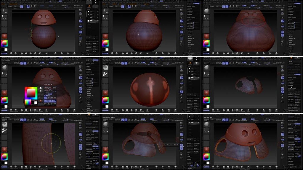 Video2Brain - Hard Surface Modeling mit ZBrush 4R7