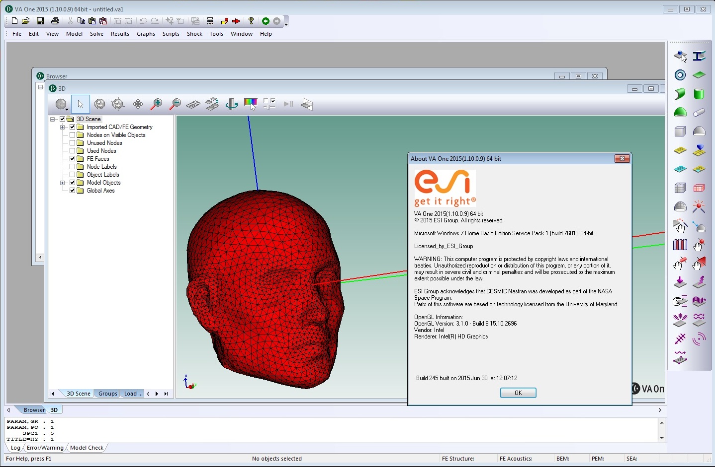 ESI VA One 2015.0