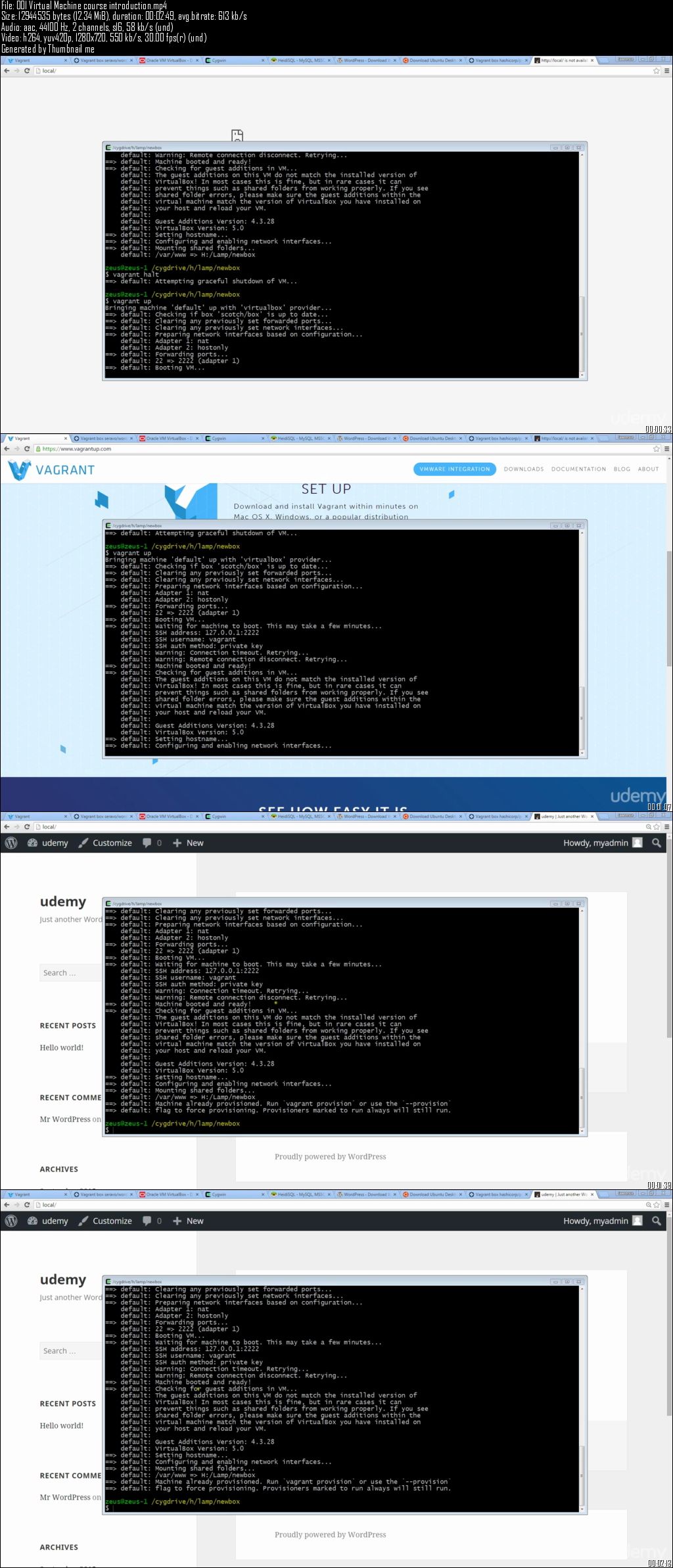 Virtual Machine full localhost LAMP stack setup