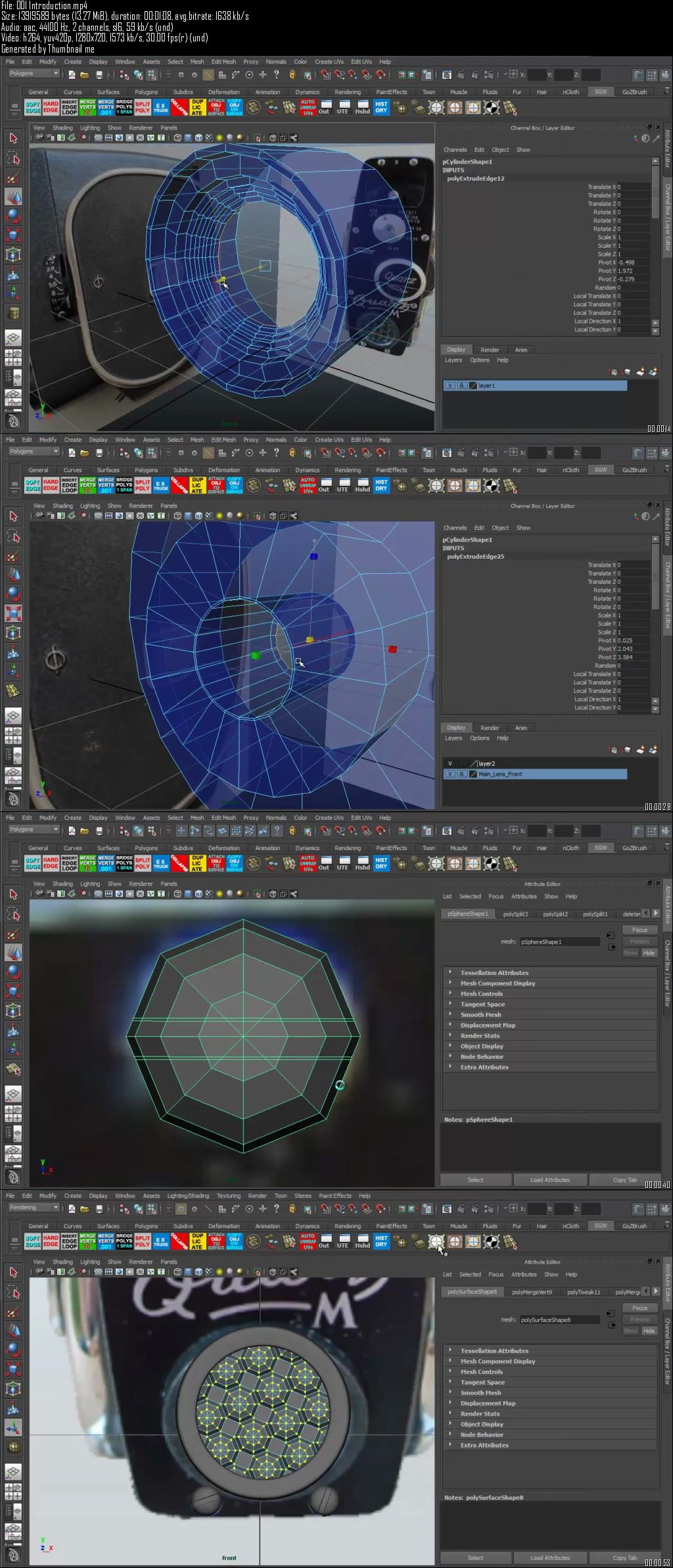  Model a High Res Camera with Maya and Present it in Keyshot