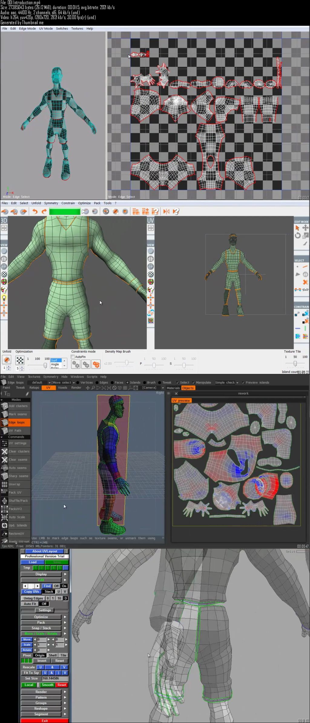 Explore Multiple UV Unwrapping Options for Games and Film