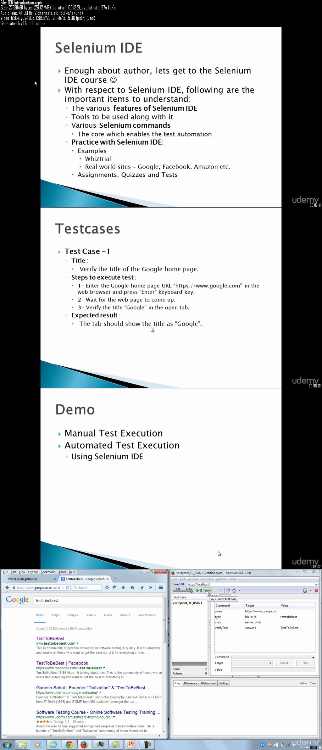 Selenium IDE