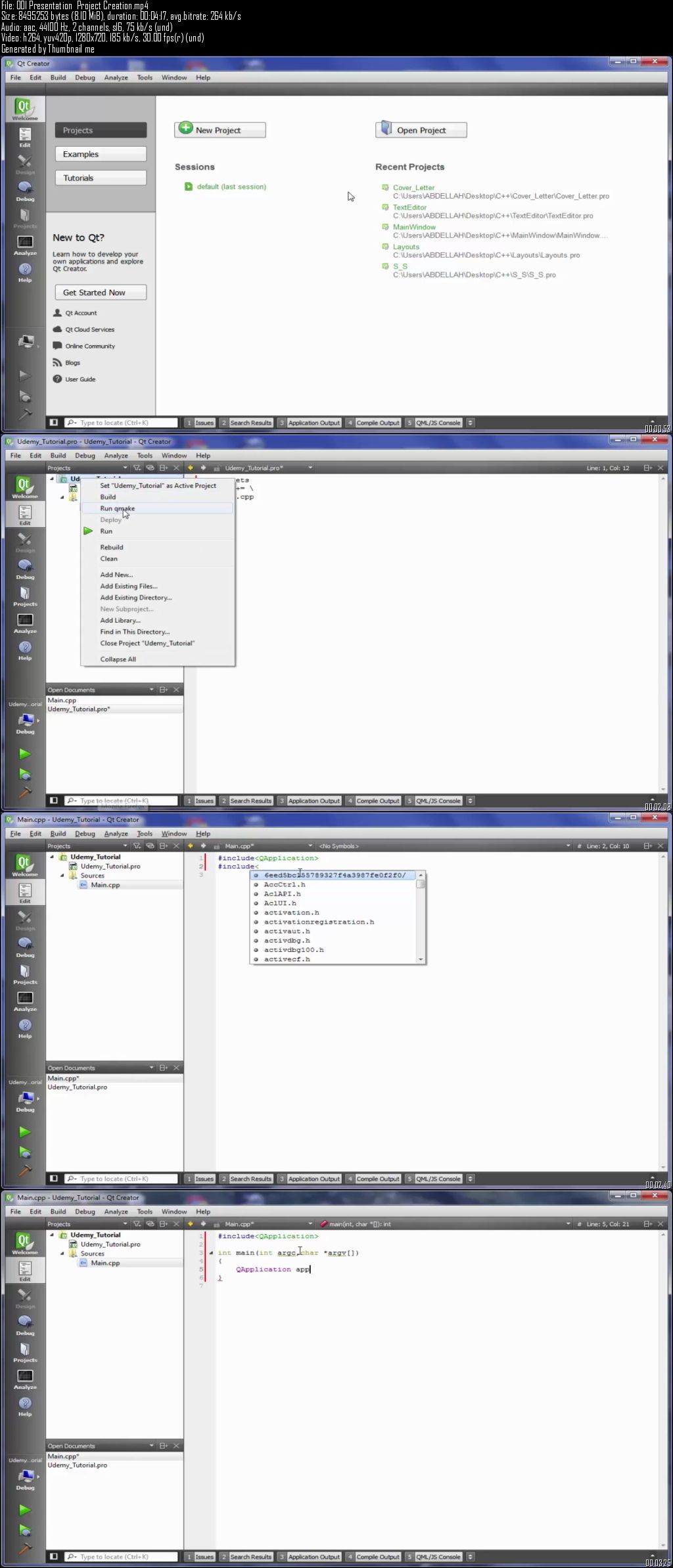 C++ programming in Qt FrameWork Part I : Fundamentals