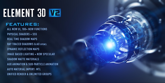 Element 3D v2.2.1 Plugin for AE