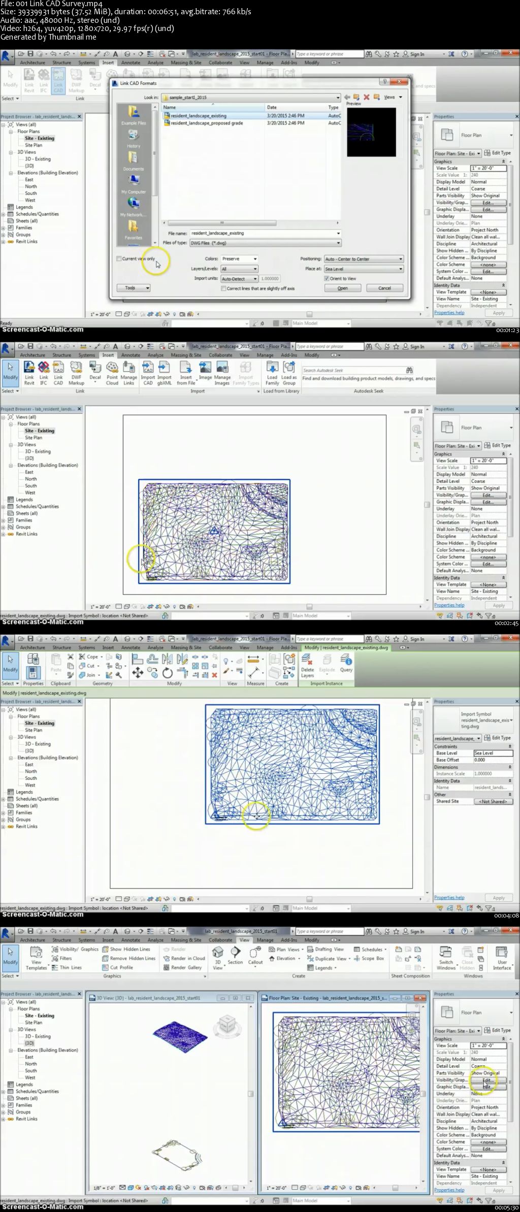 Revit Landscape: An Introduction to Revit and Site Modeling