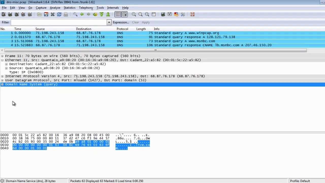 Hacking Academy: Monitoring Transmitted Data