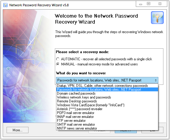 Passcare Network Password Recovery Wizard 5.8.4.680 Multilingual