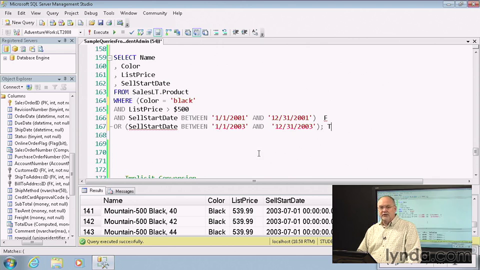 Introduction To Transact-SQL