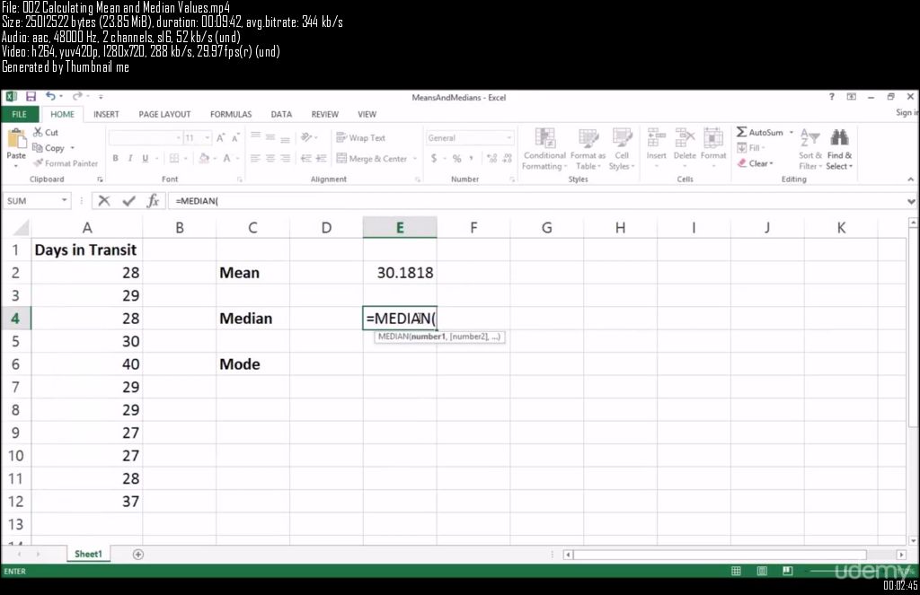 Udemy – Learn Business Data Analysis with Excel in under 5Hrs.