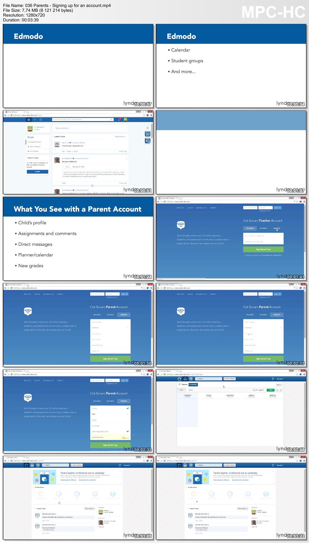 Lynda - Up and Running with Edmodo