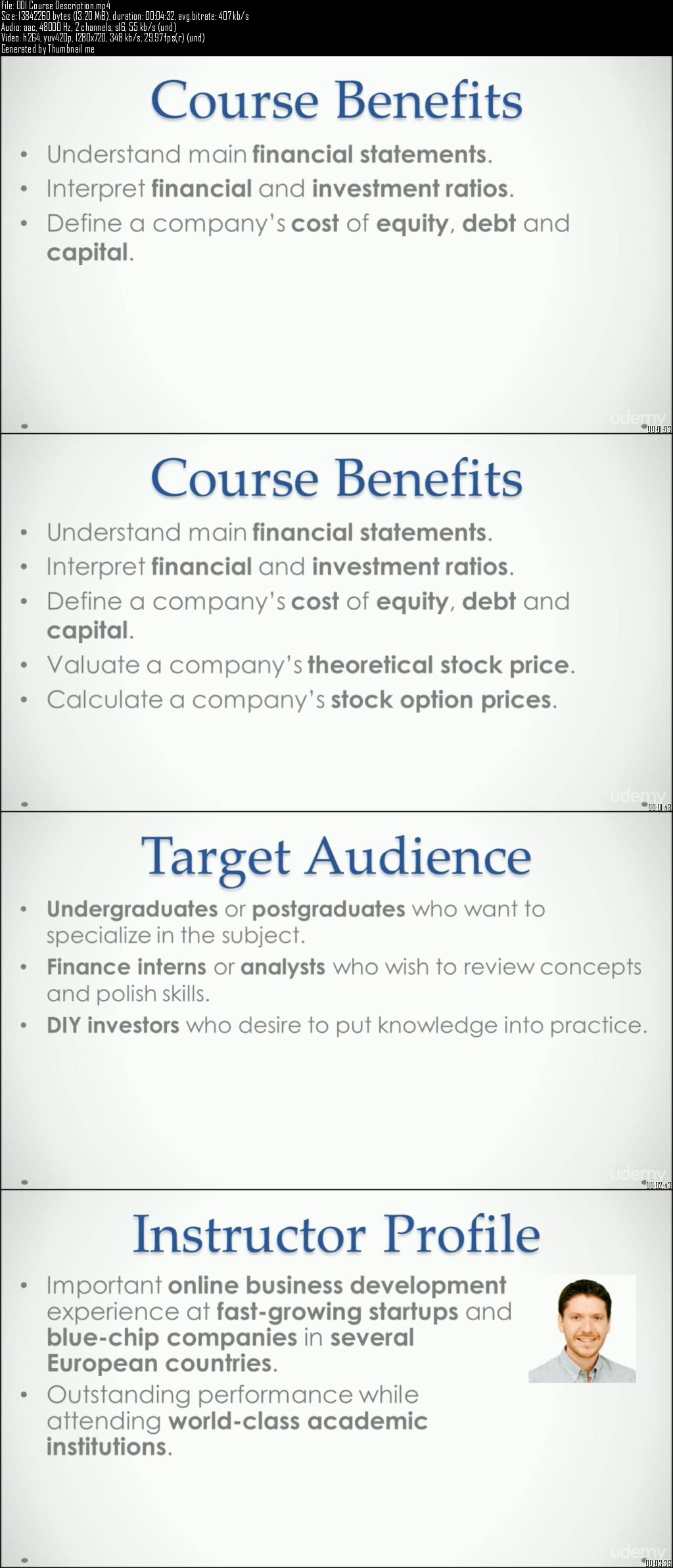 Udemy – Stock Fundamental Analysis with Excel