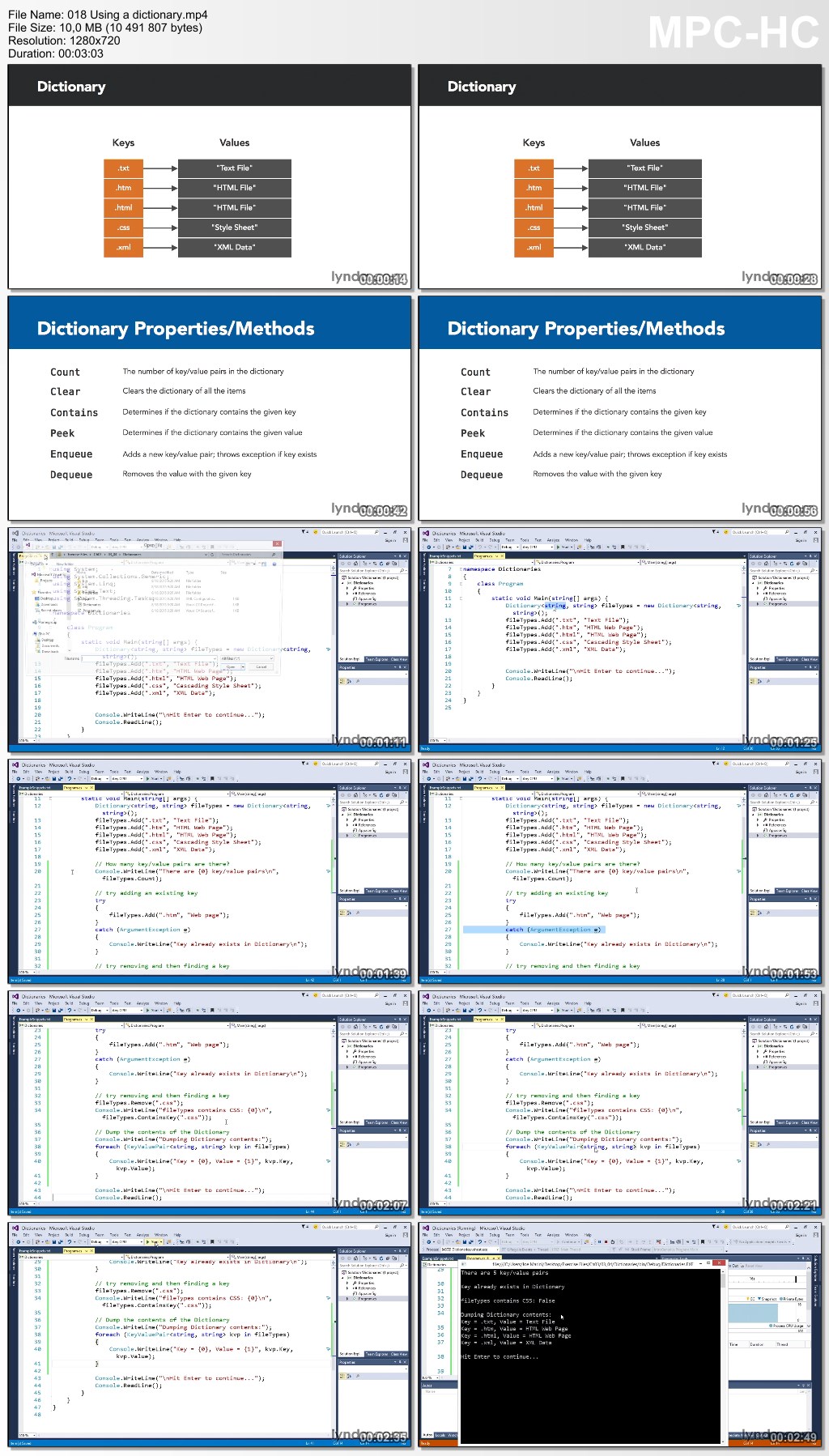 Lynda - C# Interfaces and Generics