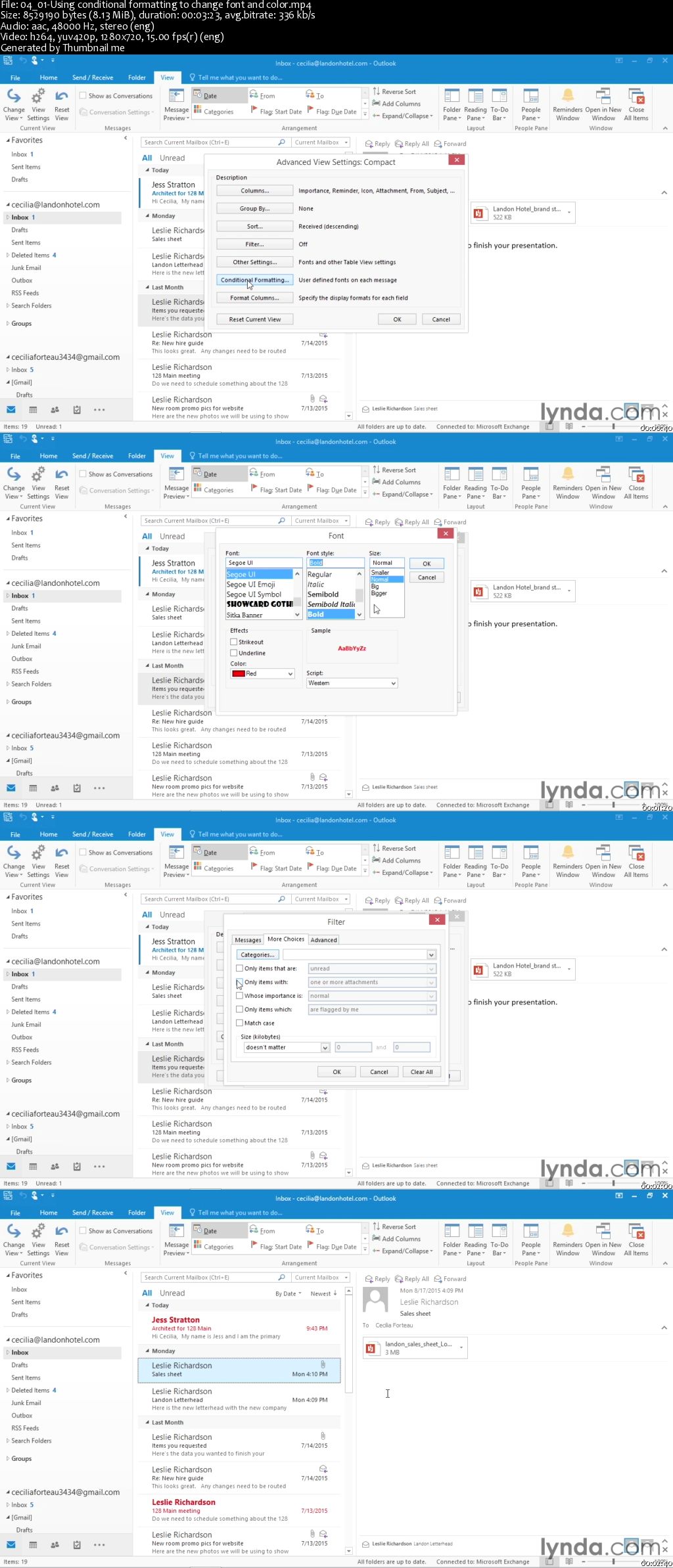 Office 365: Outlook Essential Training