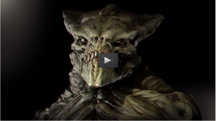 How to sculpt Creature Concept at ZBrush