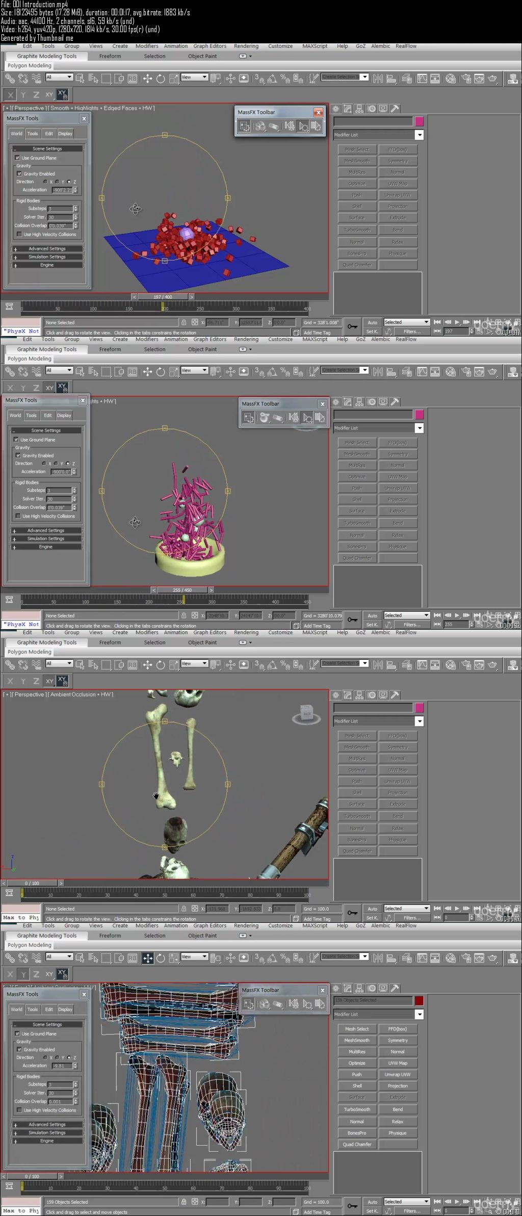 Learn to Create a Pile of Assets in 3ds Max with MassFX