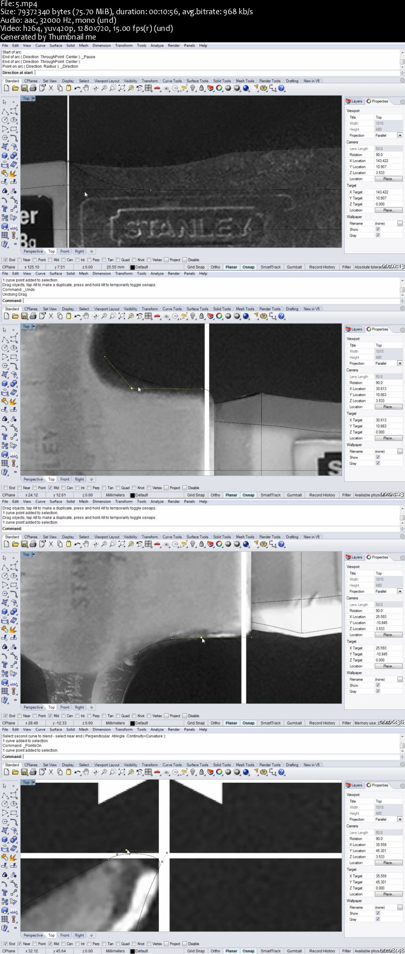 Exploring Organic and Geometric Surfacing in Rhino